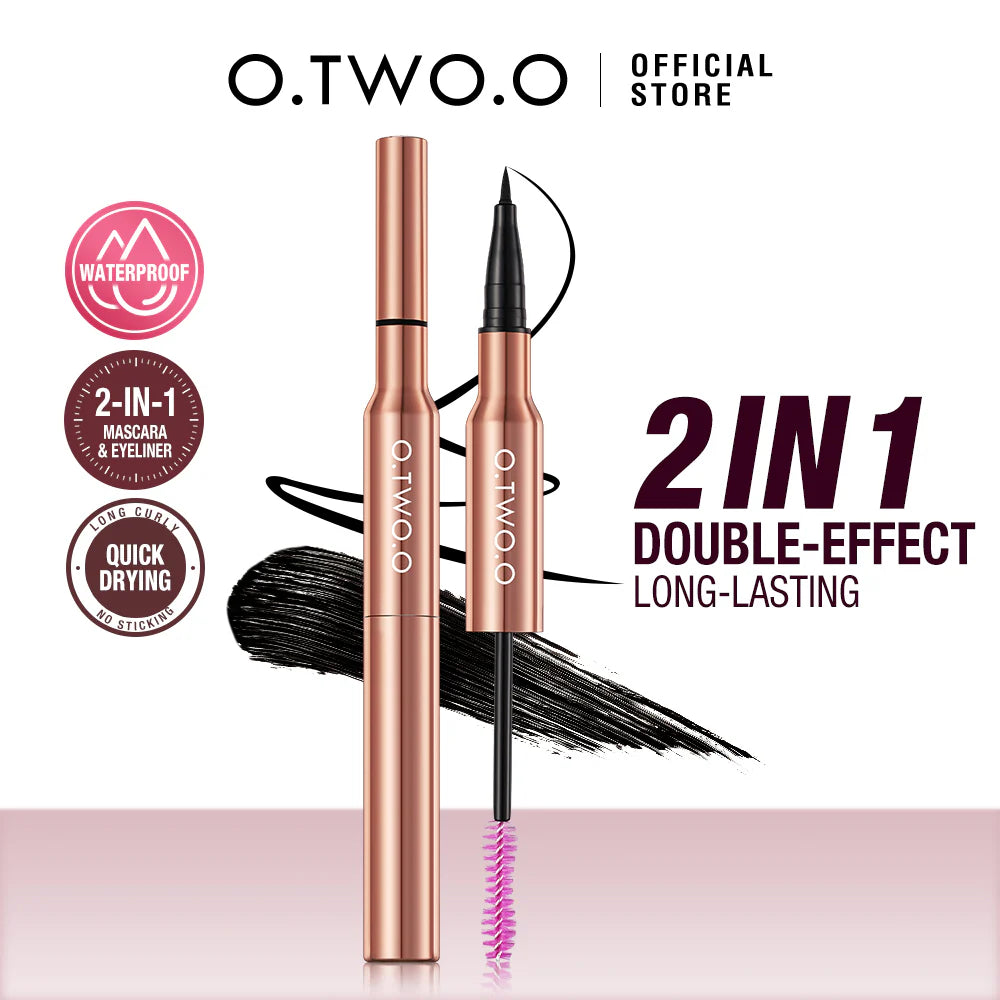 O.TWO.O 2 in 1 Eyeliner & Mascara Waterproof