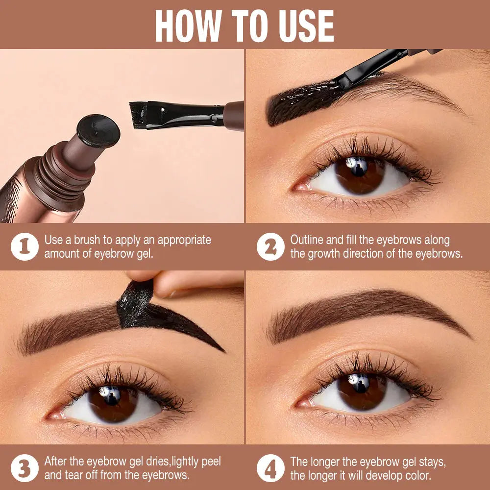 O.TWO.O Semi Permanent Peel-Off Eyebrow Gel - O TWO O