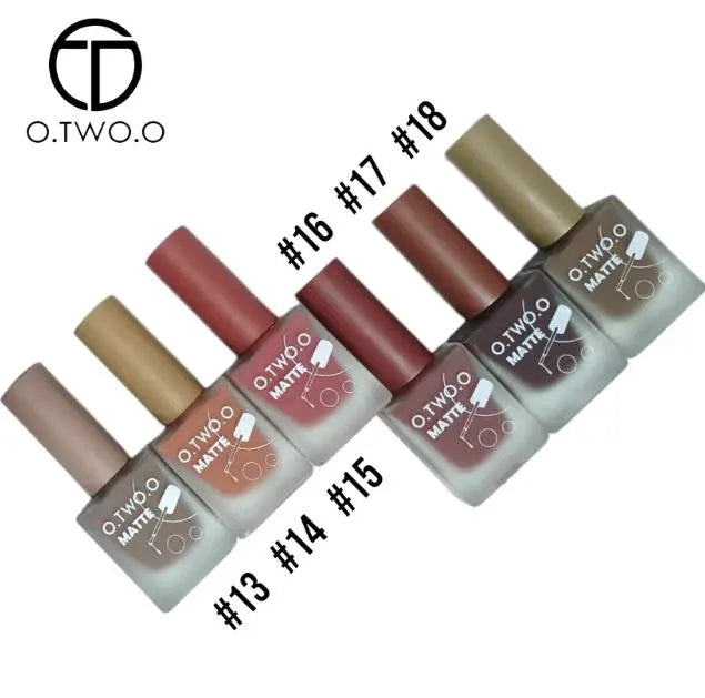 O.TWO.O Matte Nail Polish Pack of 6 - O TWO O