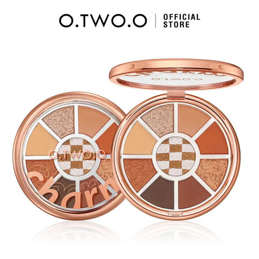 OTWOO Bundle Offer 9 Colour Eyeshadow Pallette Lollipop Matte Lipstick O TWO O