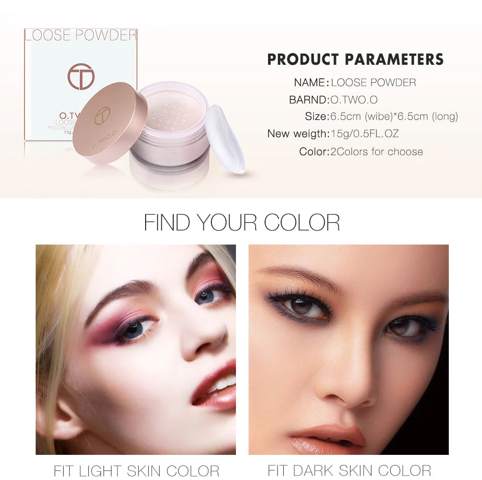 O.TWO.O Face Oil Control Setting Powder