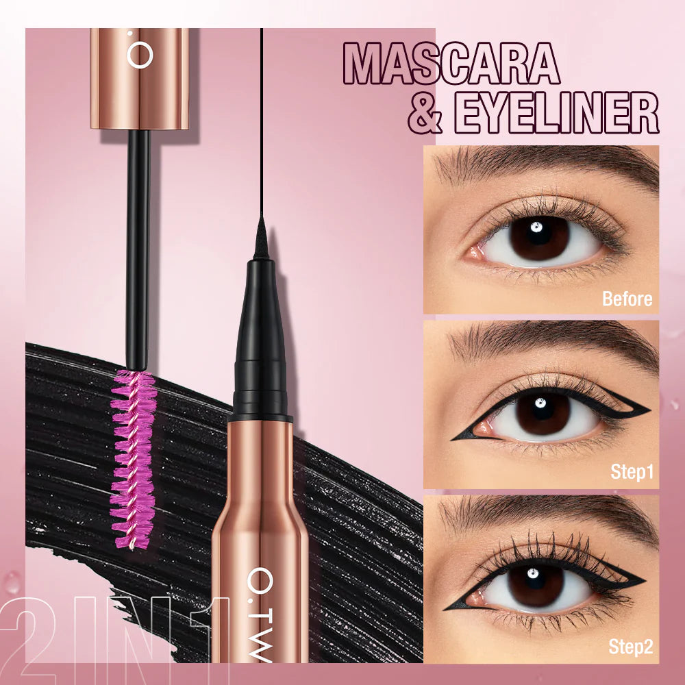 O.TWO.O 2 in 1 Eyeliner & Mascara Waterproof