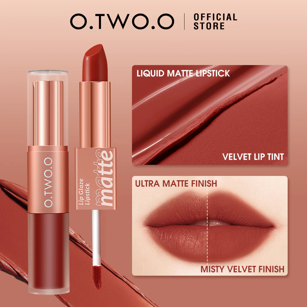 O.TWO.O 2 in 1 Lipstick & Lip Mud