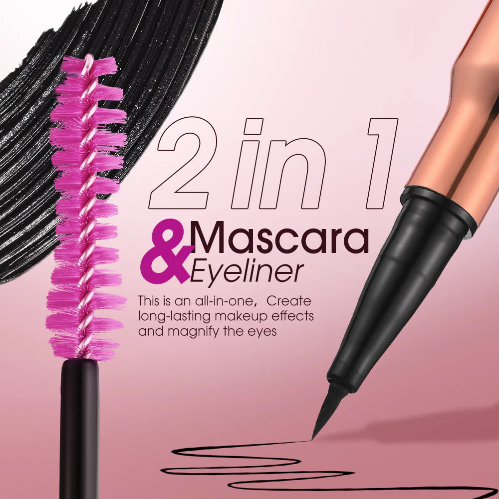 O.TWO.O 2 in 1 Eyeliner & Mascara Waterproof