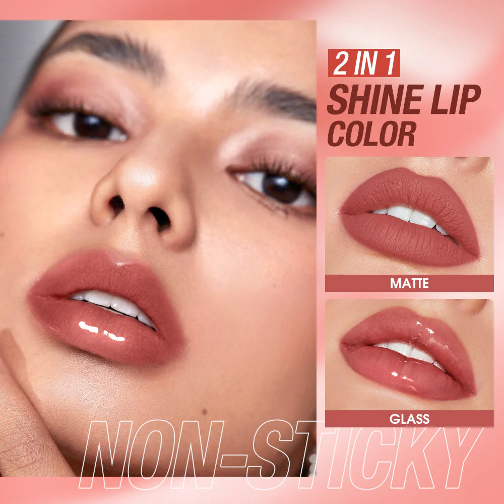 O.TWO.O 2in1 Candy Gloss & Matte Lipstick