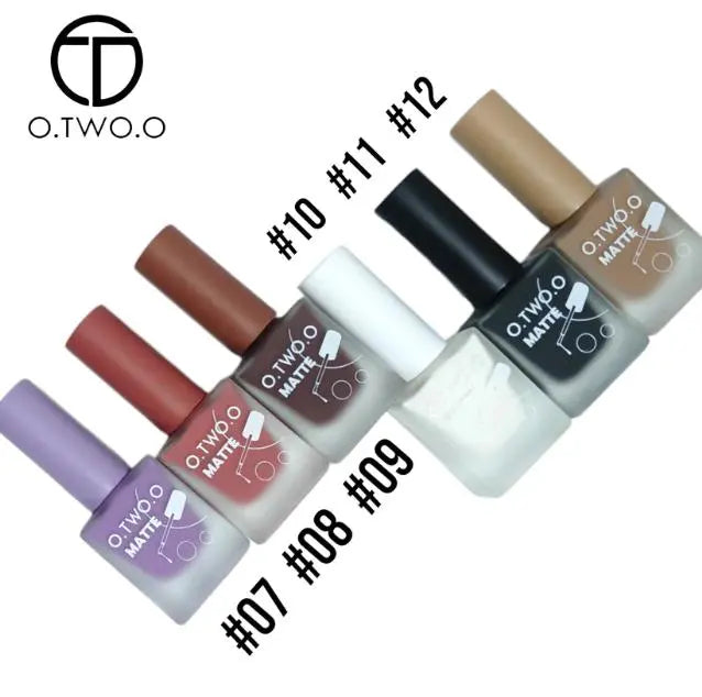 O.TWO.O Matte Nail Polish Pack of 6 - O TWO O