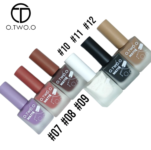 O.TWO.O Matte Nail Polish Pack of 6