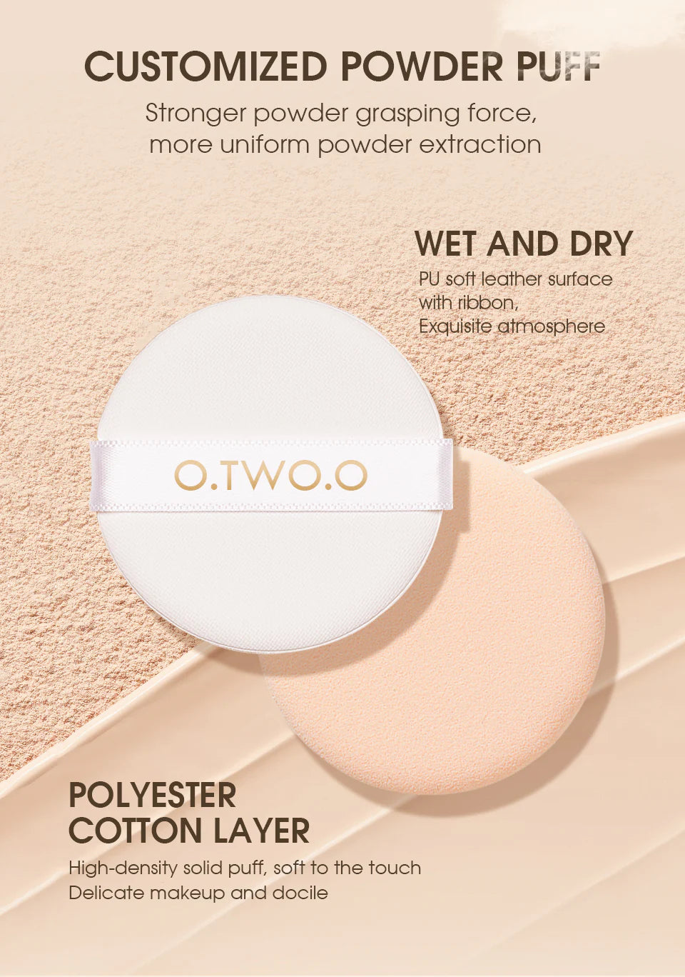 O.TWO.O Invisible Pores Silky Moisturizing Makeup Setting Powder