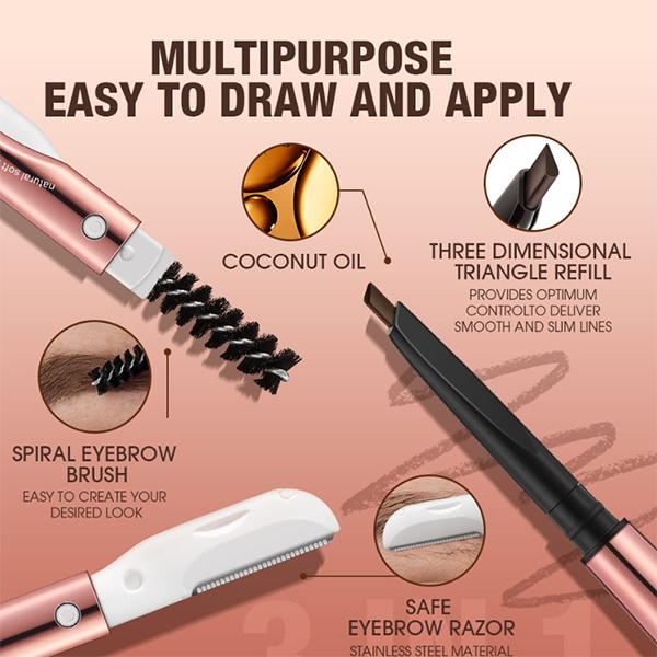 O.TWO.O 3 In 1 Eyebrow Pencil