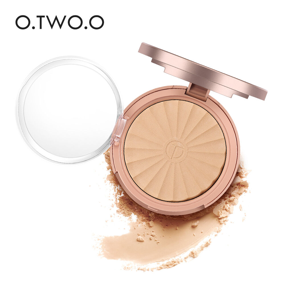 O.TWO.O Rose Gold Matte Compact Powder