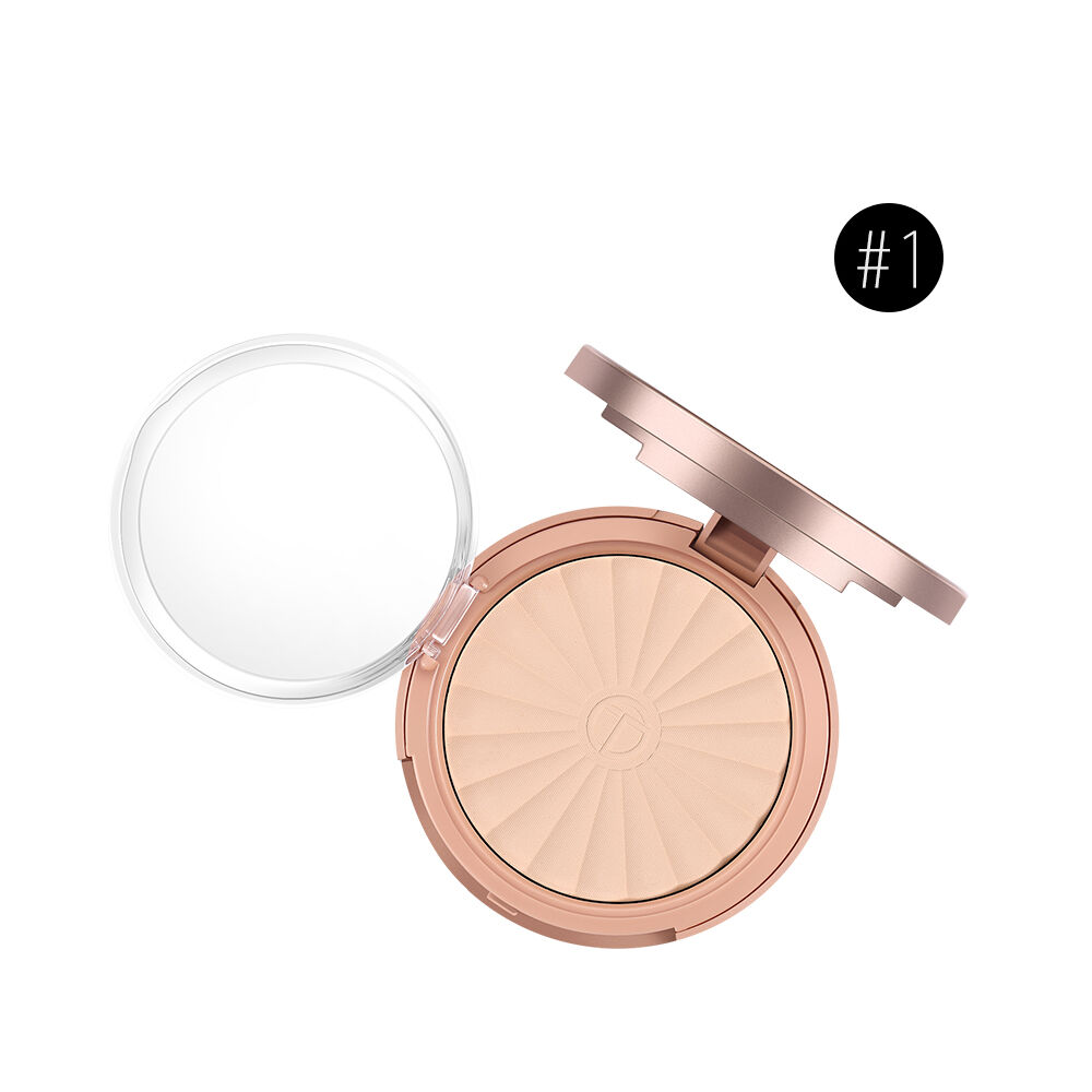 O.TWO.O Rose Gold Matte Compact Powder