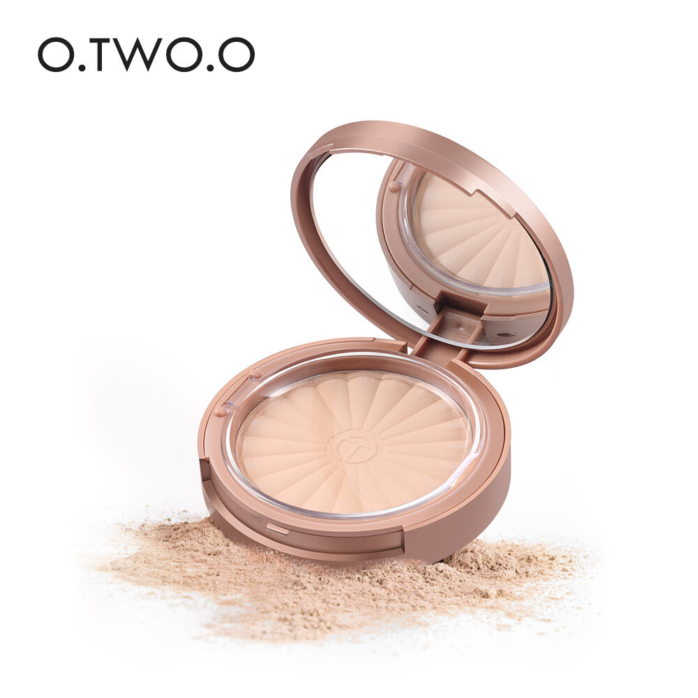 O.TWO.O Rose Gold Matte Compact Powder