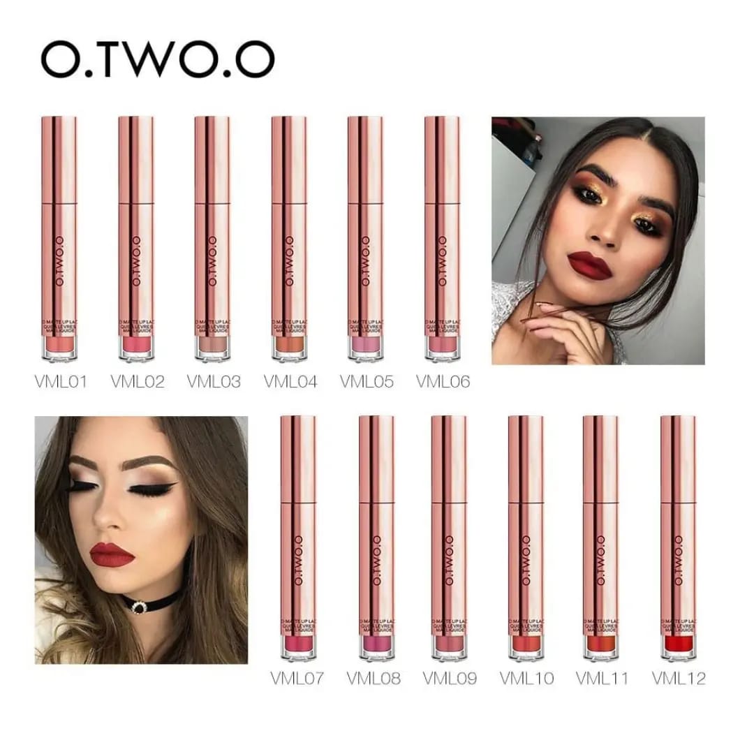 O.TWO.O High Pigment Matte Velvet Lip Gloss