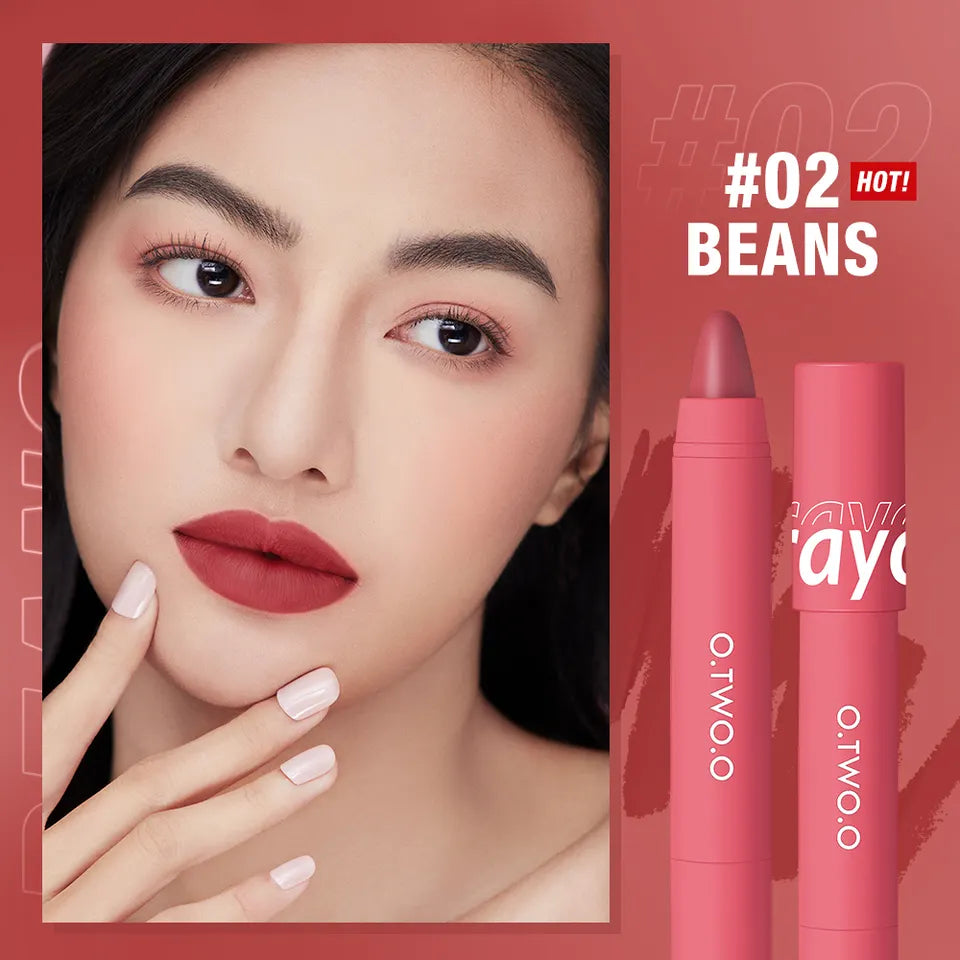 O.TWO.O Matte Crayon Lipstick Pen