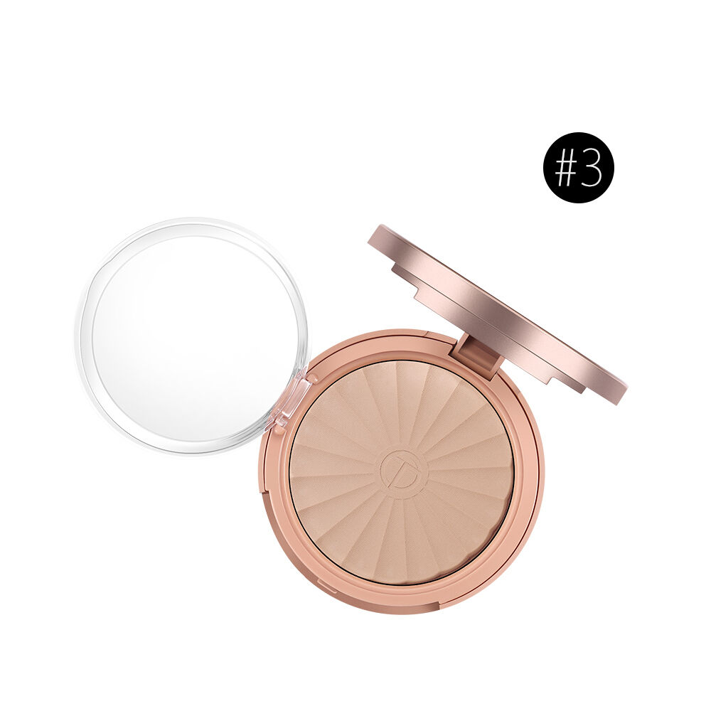 O.TWO.O Rose Gold Matte Compact Powder