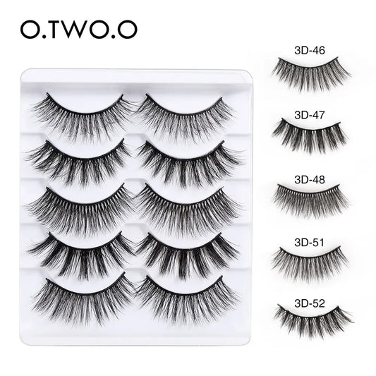 O.TWO.O 3D Stem Faux Mink Eyelashes 05 piece set