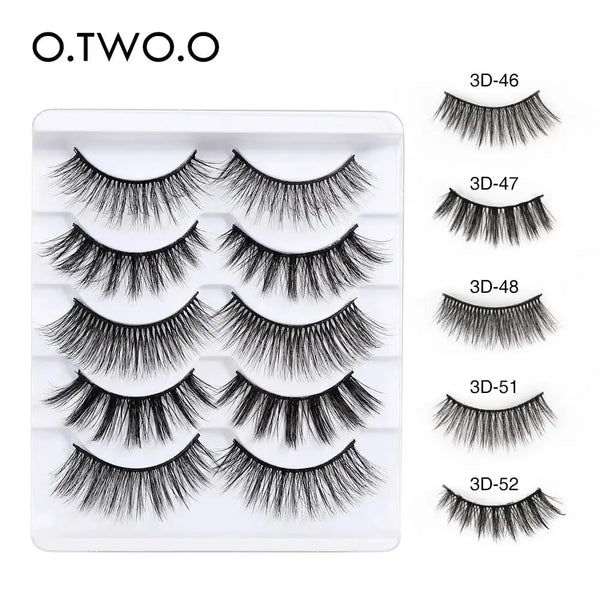 O.TWO.O 3D Stem Faux Mink Eyelashes 05 piece set - O TWO O