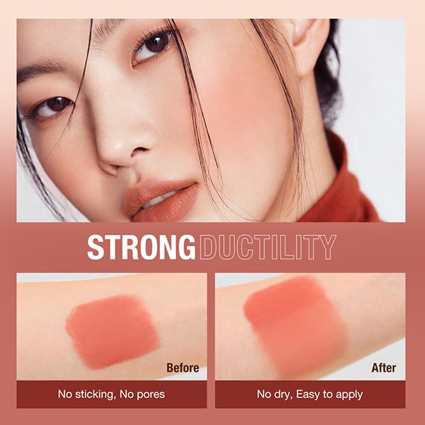 O.TWO.O High Pigment Blush Stick 3 in 1