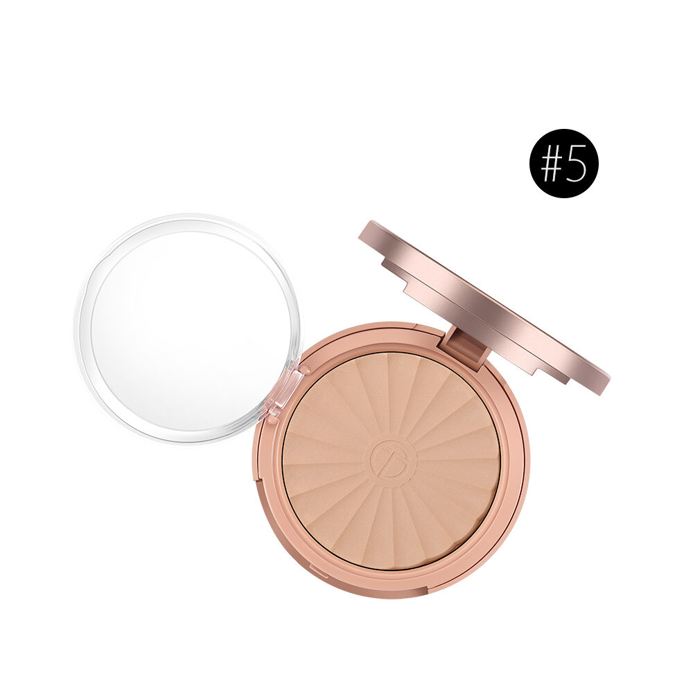 O.TWO.O Rose Gold Matte Compact Powder