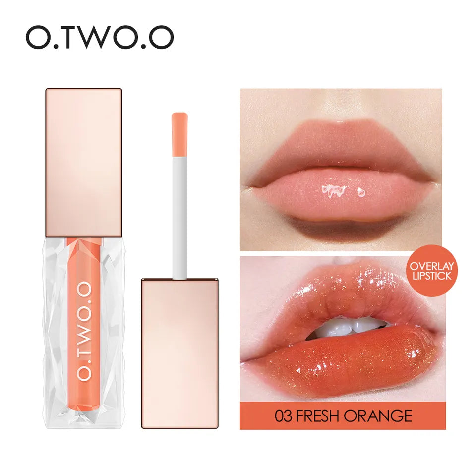 O.TWO.O Clear Crystal berry lip gloss