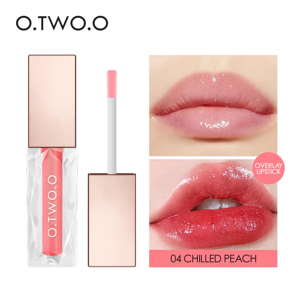 O.TWO.O Clear Crystal berry lip gloss