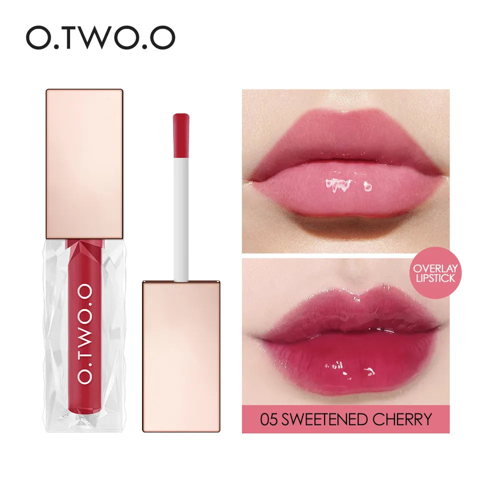 O.TWO.O Clear Crystal berry lip gloss