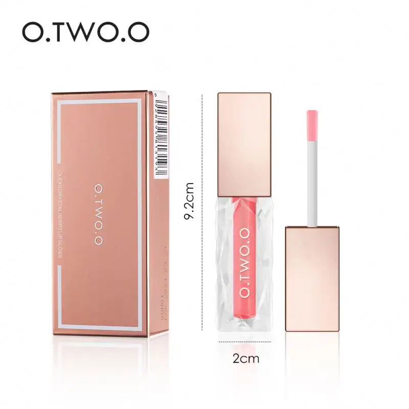 O.TWO.O Clear Crystal berry lip gloss