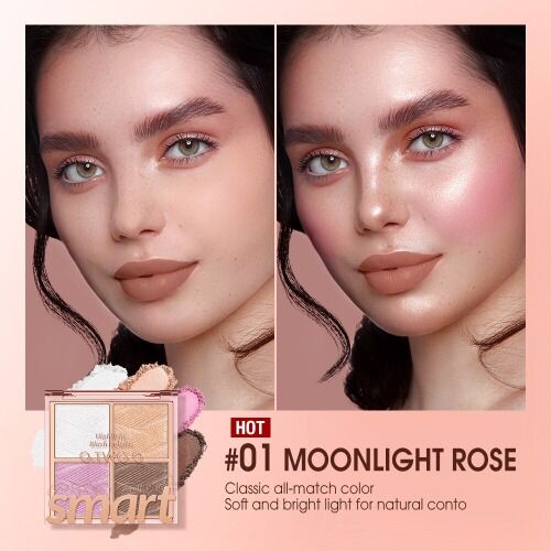 O.TWO.O Mutil-Use Highlighter Makeup palette