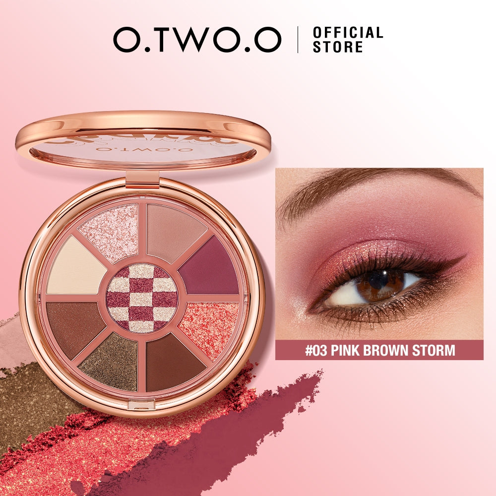 O.TWO.O Four Seasons 9 Color Eyeshadow Palette