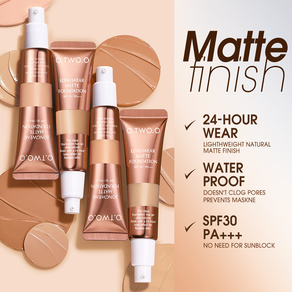 O.TWO.O Transfer Proof Oil Control Matte Foundation